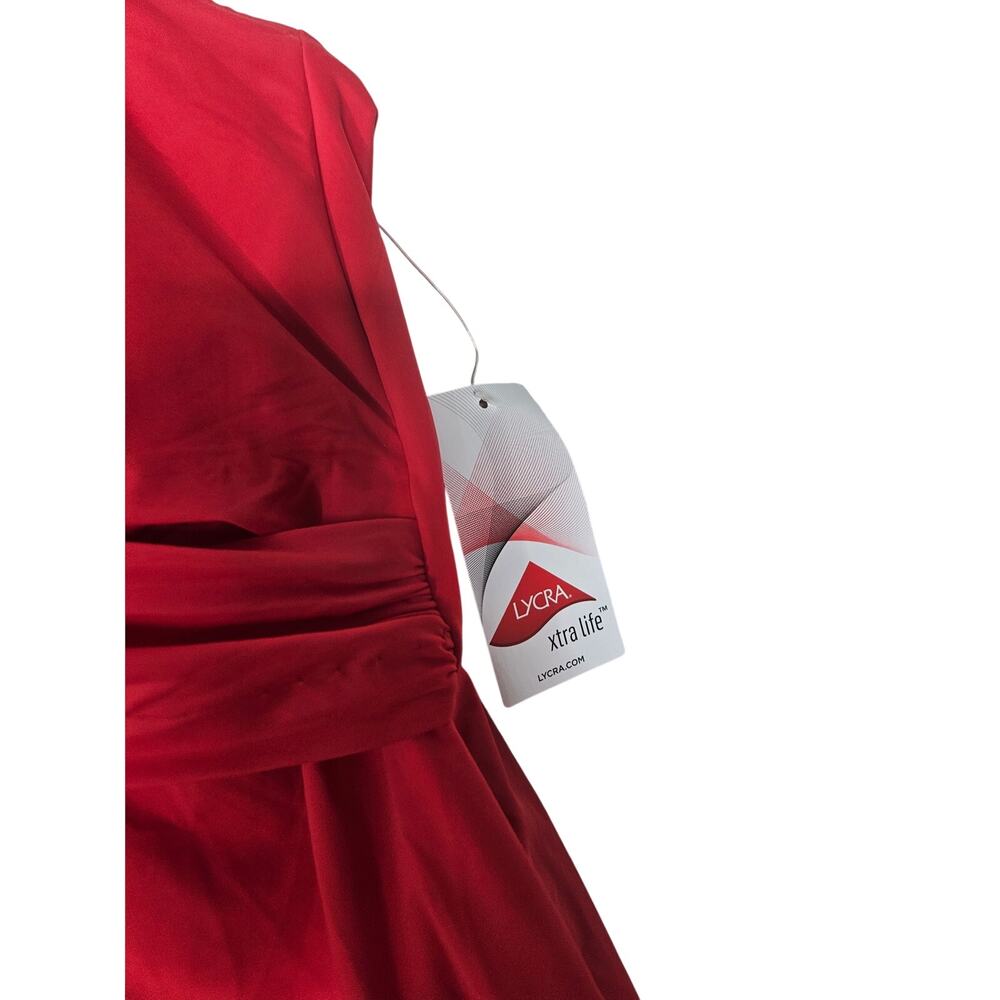 NEW Lands End 24W Red Swimsuit Dress Beach Pool Coastal Skirted Casual - Picture 6 of 6
